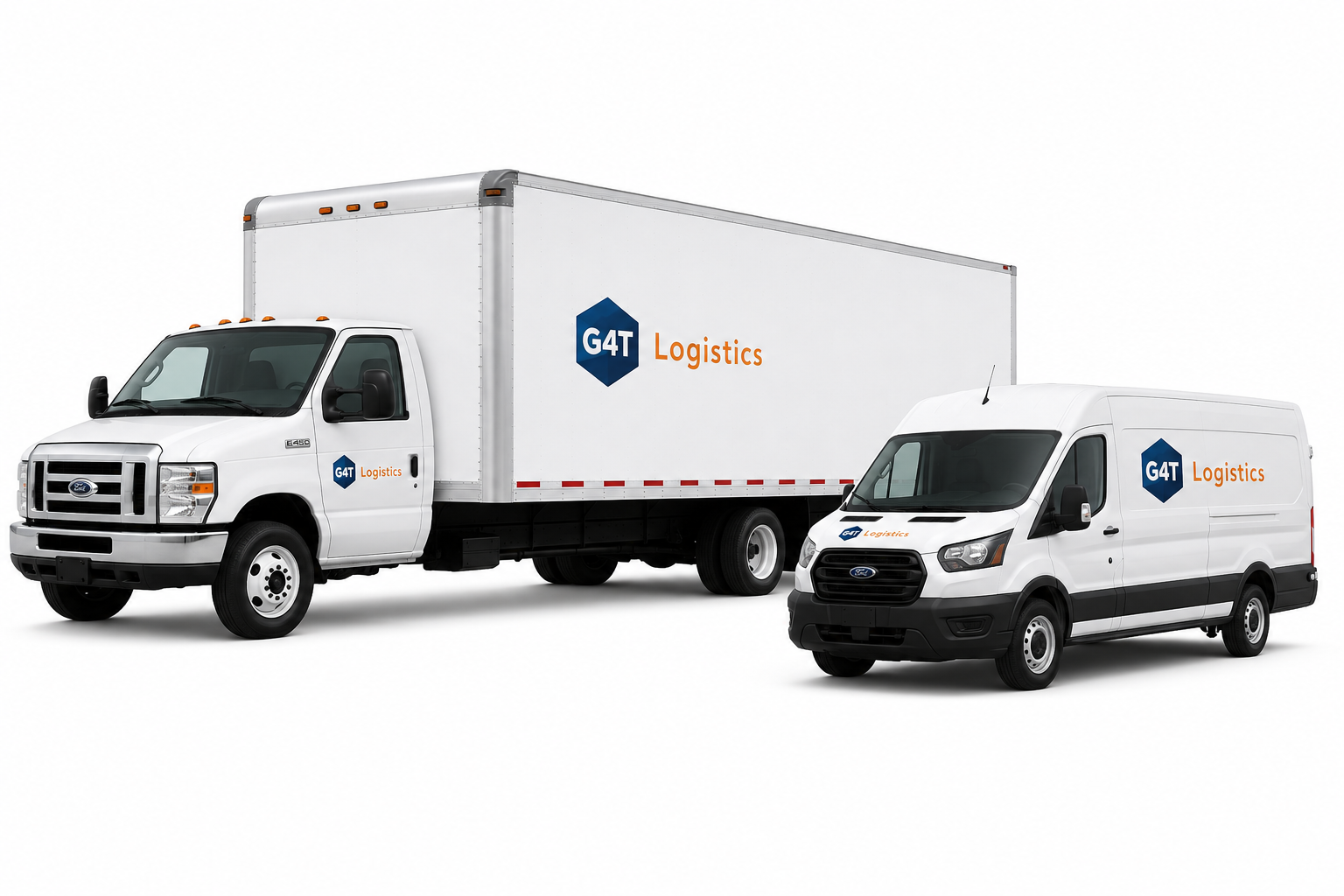 G4T Logistics Fleet — Box Truck and Cargo Van